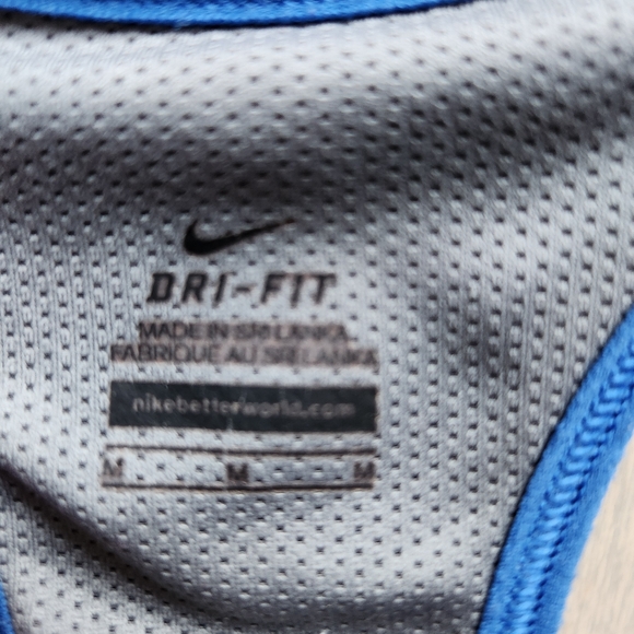 Nike medium Women's Blue and Orange Tank Top‎ - Picture 7 of 8